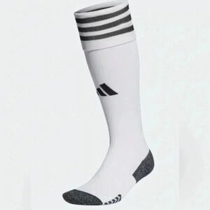 NWT Adidas Adi 23 black white performance soccer athleisure football socks M